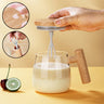 Nolvira 400ML Self Stirring Coffee Mug Electric Mixing Glass Coffee CupHigh Speed Fast Automatic Coffee Cup For Gyms Dining Room Kitchen Gadgets